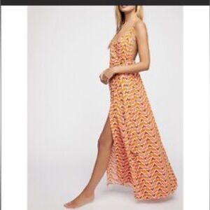 Free People Siren Wrap Maxi dress size Small